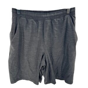 Lululemon Mens Pacebreaker Gray Space Dye Athletic Shorts with Liner Size Medium